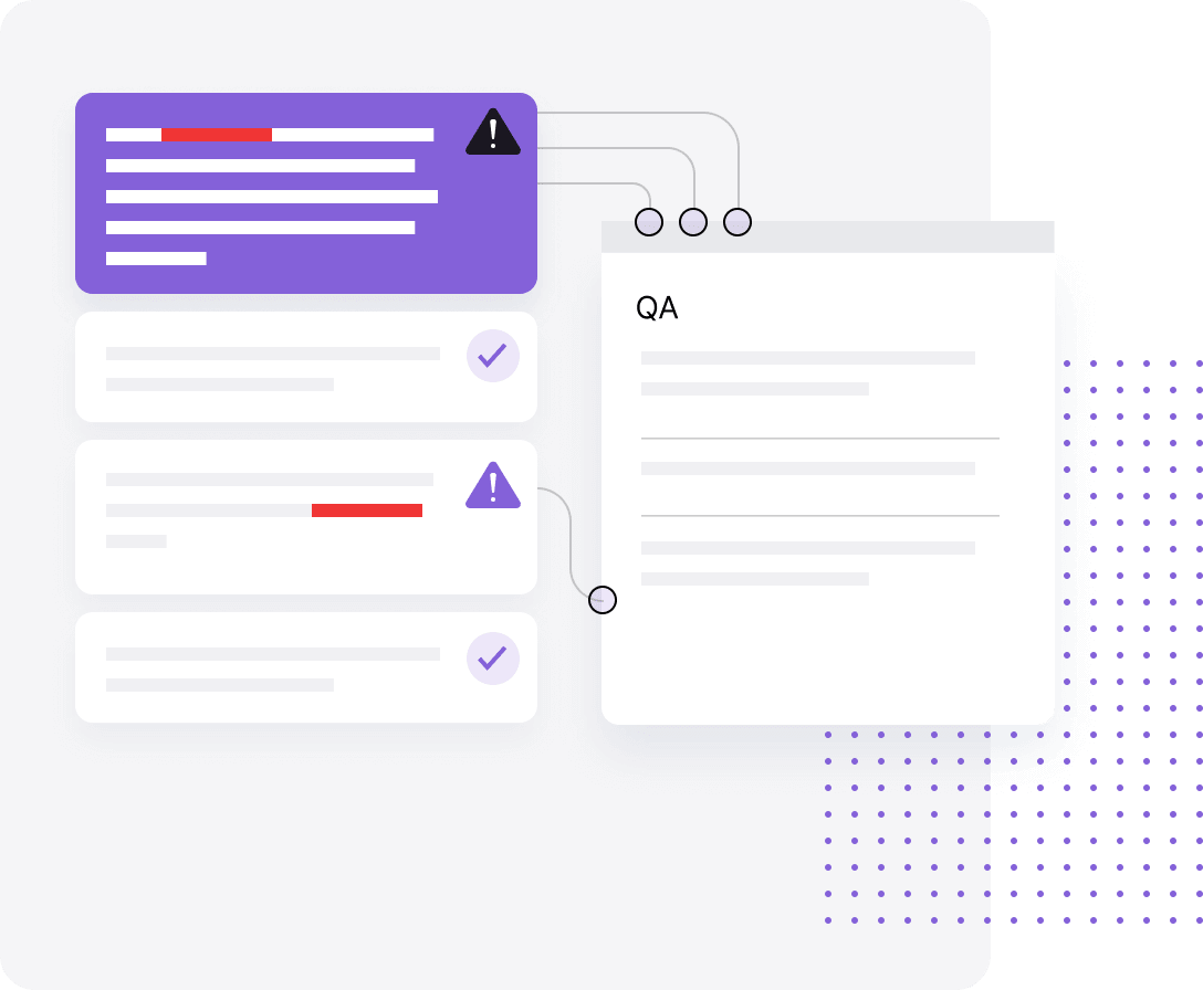 Automated quality assurance