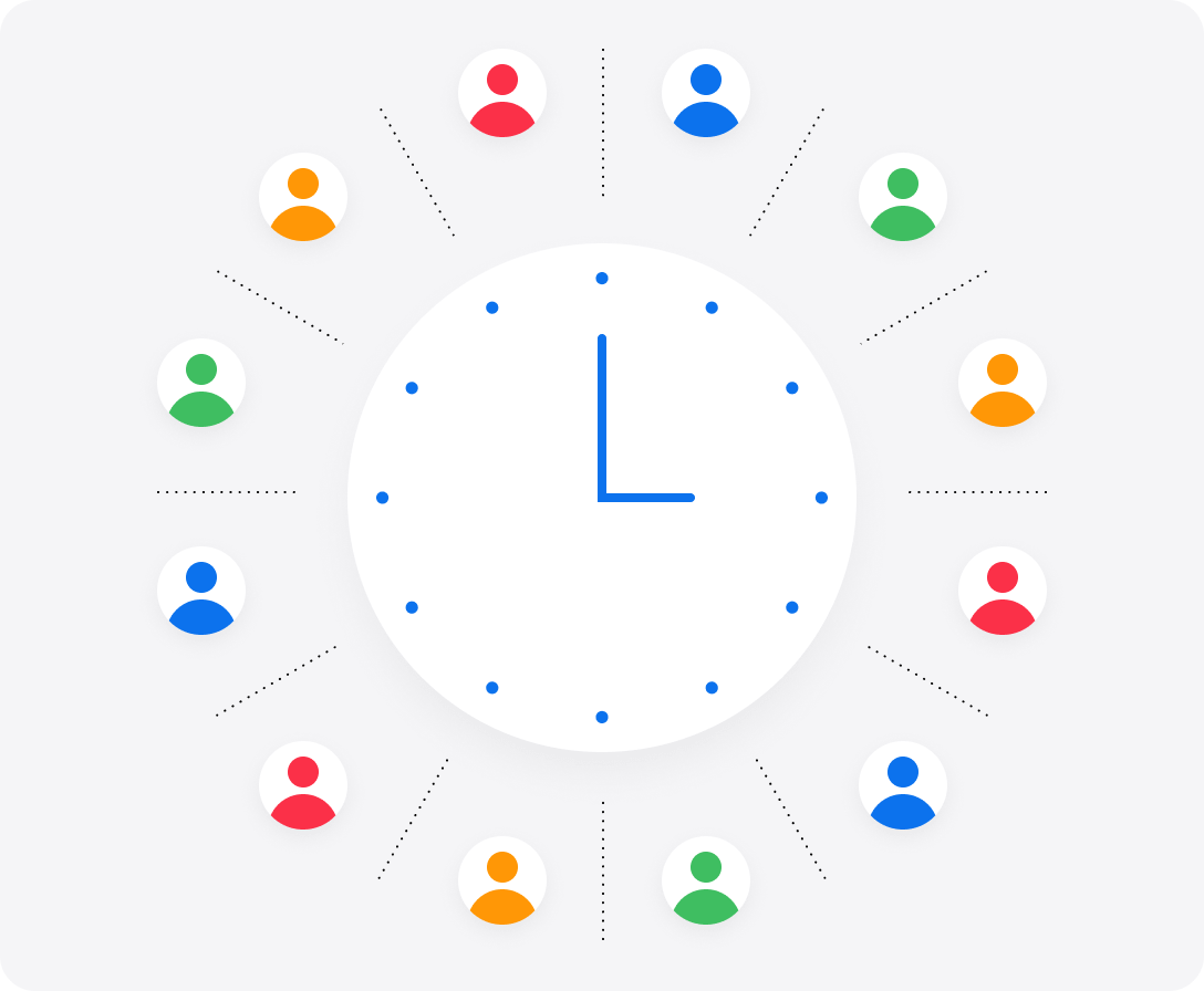 Around-the-clock human supervision