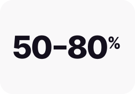 reduction in costs